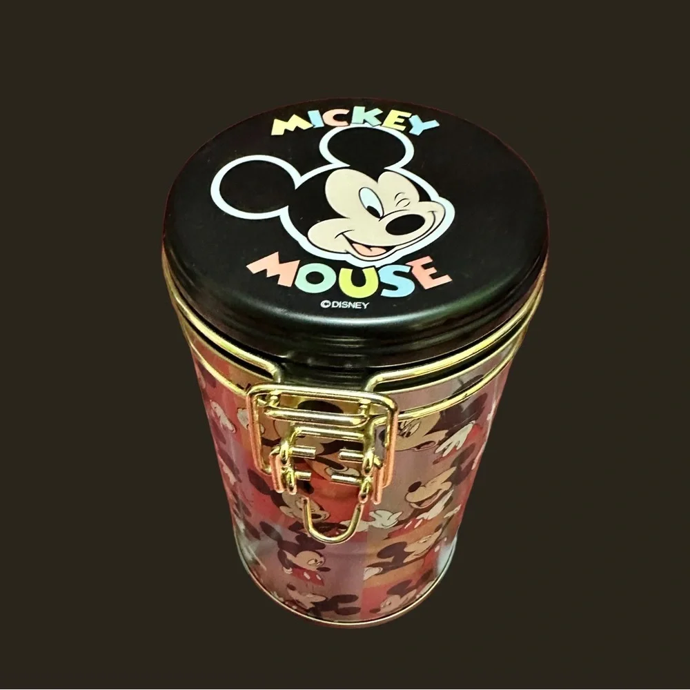 Disney Universal Studios Tokyo Japan Mickey Mouse Metal Storage Canister